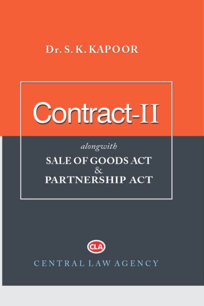 Law of Contract-II and The Sale of Goods Act, 1930 & Indian Partnership Act, 1932